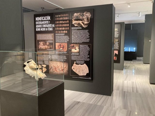 Exposicion sobre Egipto en el Museo Arqueológico de Almería.
