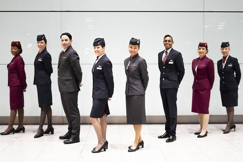 Archivo - Acuerdo de colaboración entre British Airways y Qatar Airways.