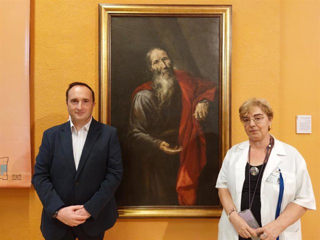 Ayala y Hornos junto al 'San Pablo'.