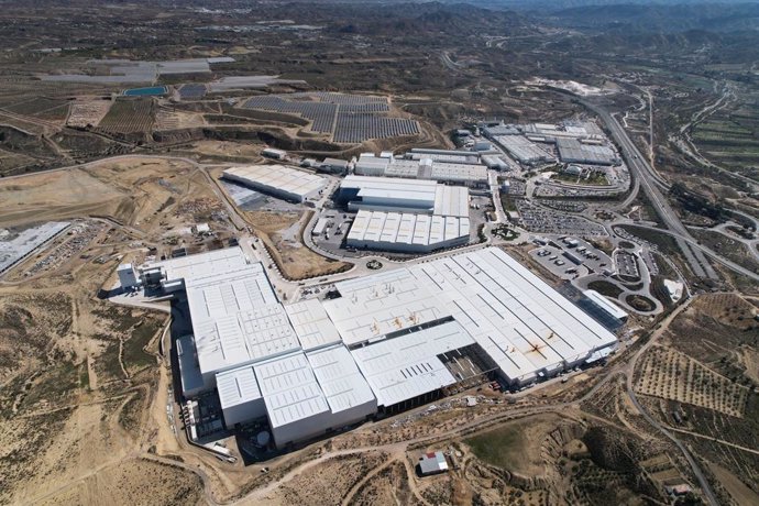 Archivo - Parque industrial de Cosentino en Cantoria (Almería)