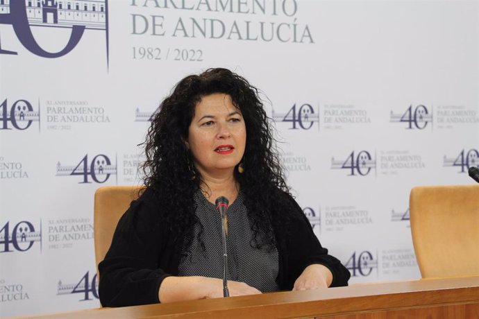 Archivo - La parlamentaria de Adelante Andalucía Maribel Mora, en una foto de archivo.