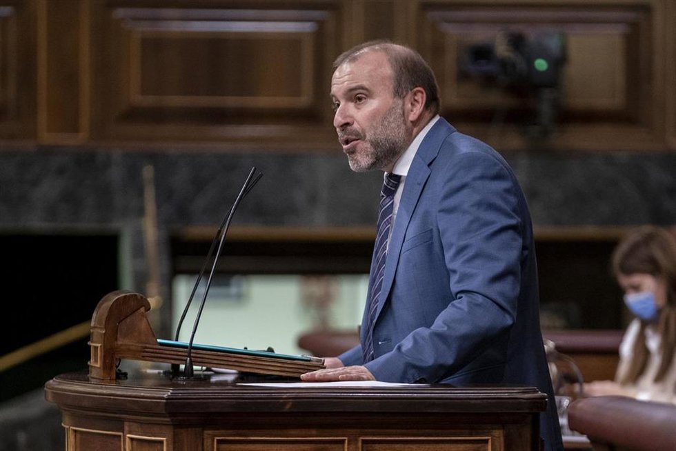 Archivo - El diputado del Grupo Plural Josep Pags interviene en una sesión plenaria en el Congreso de los Diputados.