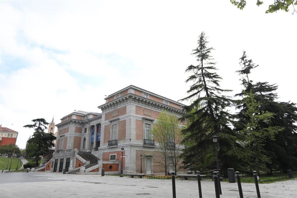 Archivo - Fachada del Museo del Prado, en Madrid (España) a 13 de abril de 2020.