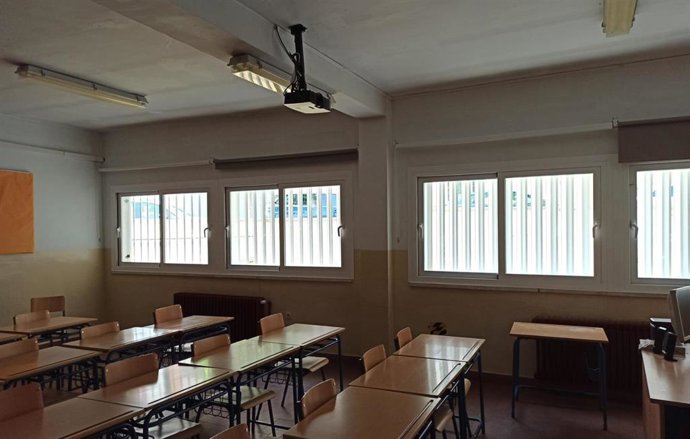 Un aula del CEIP Nuestra Señora de Araceli de Lucena.