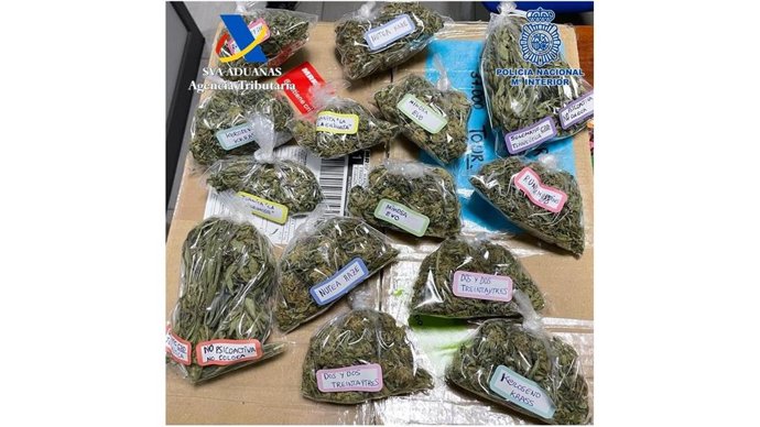 Desarticulado en Guadalajara un grupo organizado dedicado a enviar droga en paquetes postales.