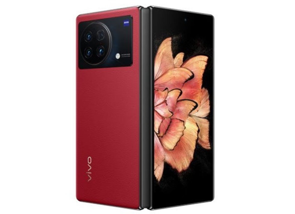 Plegable vivo X Fold+ en color rojo