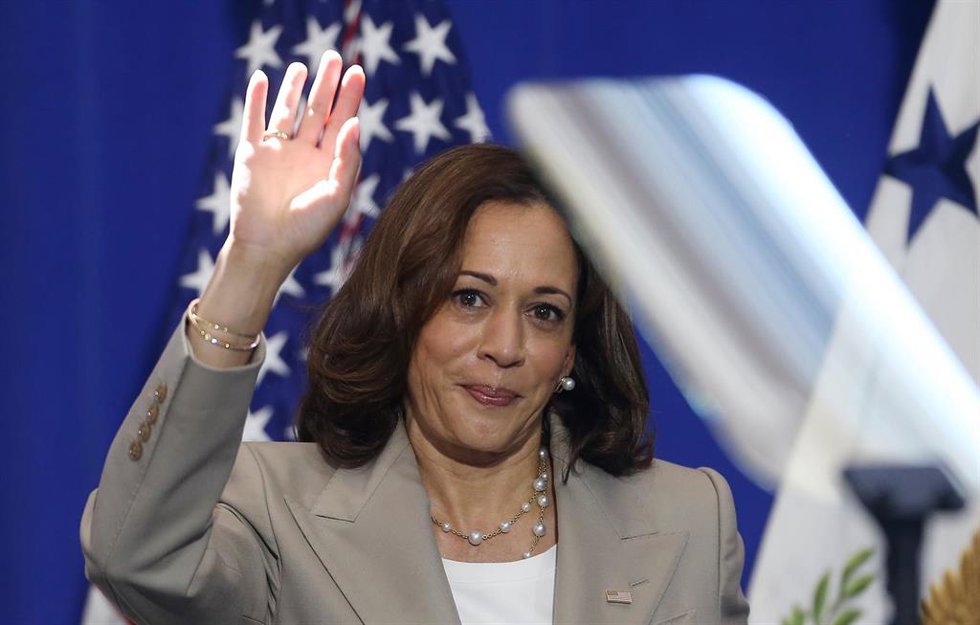 La vicepresidenta de Estados Unidos, Kamala Harris.