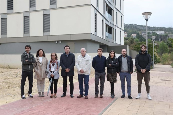 Visita a la promoción en Estella.