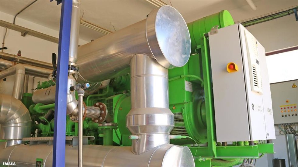 EDAR Peñón del Cuervo consigue un autoconsumo de energía del 60% con puesta en marcha de planta de cogeneración