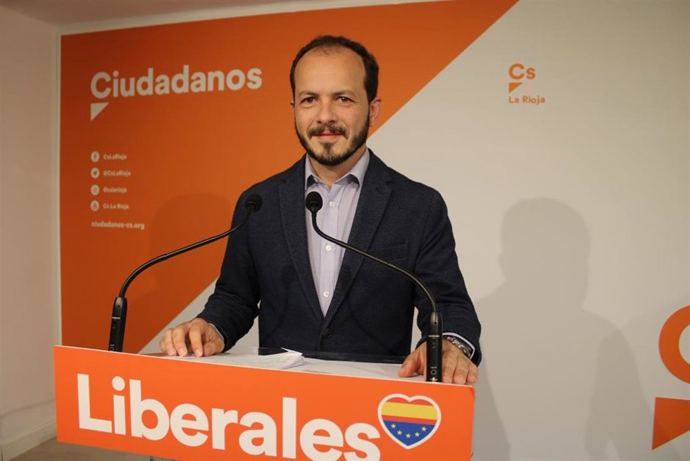 El portavoz de Ciudadanos, Pablo Baena