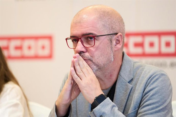 El secretario general de CCOO, Unai Sordo, en Santander