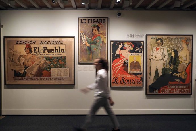 Presentació de l'exposició 'Cartells de la vida moderna. Els orígens de l'art publicitari'