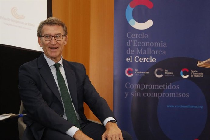 El presidente del PP, Alberto Núñez Feijóo.