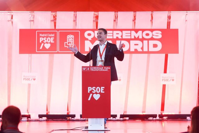 Archivo - El secretario general del PSOE Madrid, Juan Lobato