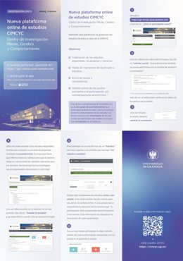 La UGR activa una plataforma para facilitar que voluntarios puedan participar en sus investigaciones .