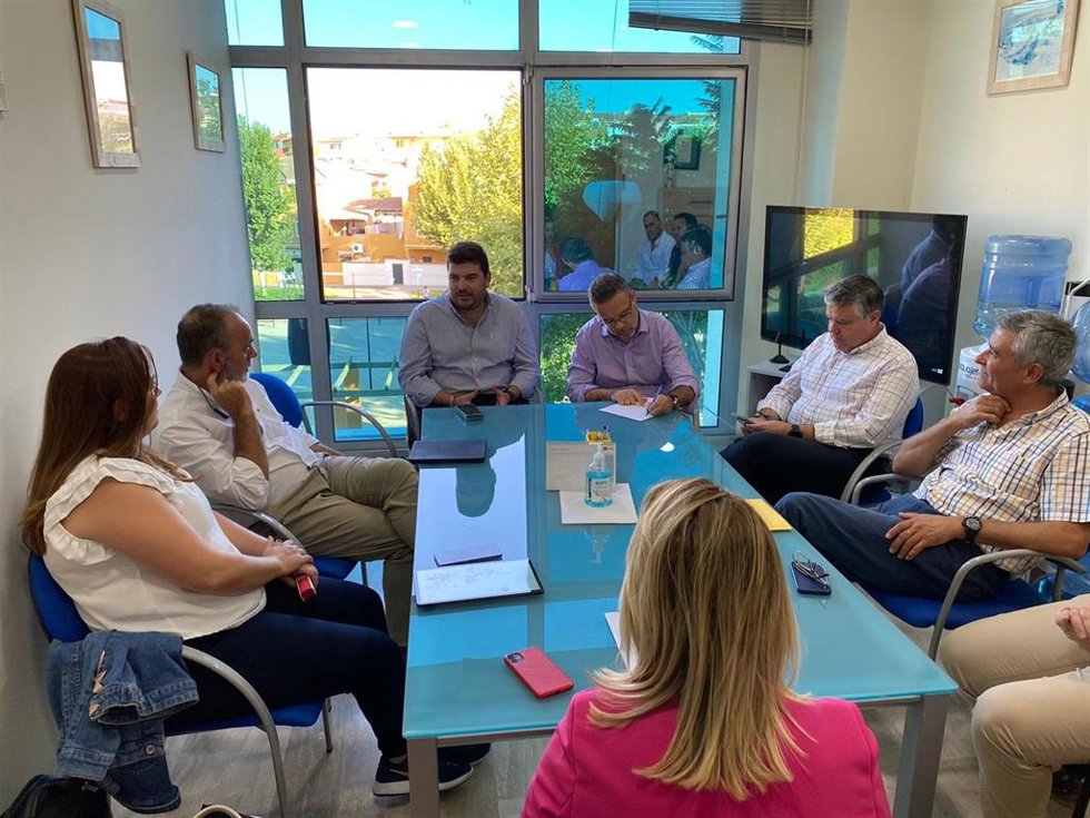 Reunión de alcaldes y concejales de la Mancomunidad de Los Alcores