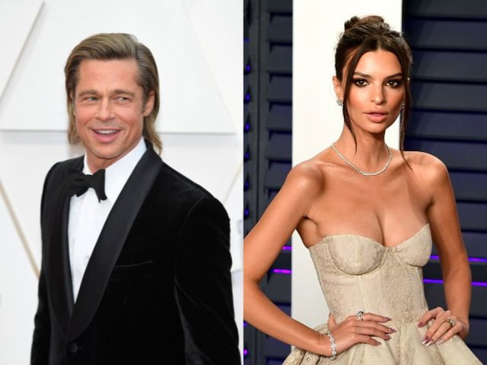 Brad Pitt y Emily Ratajkowski