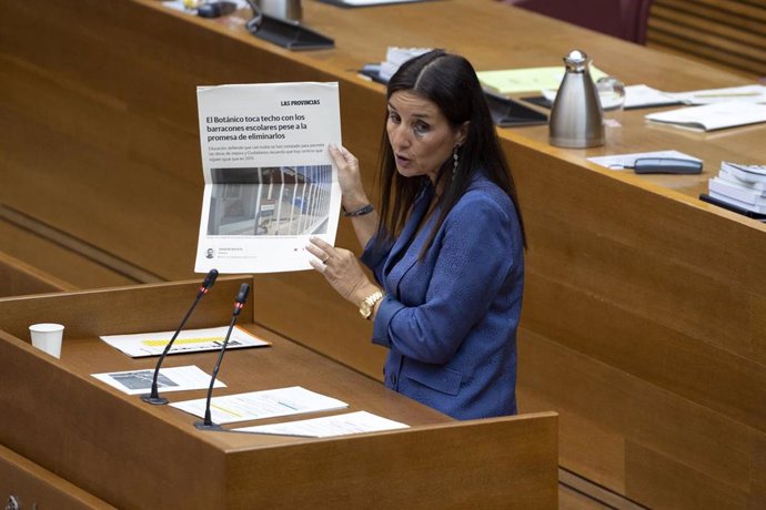 La síndica de Cs, Ruth Merino, en el Debate de Política General