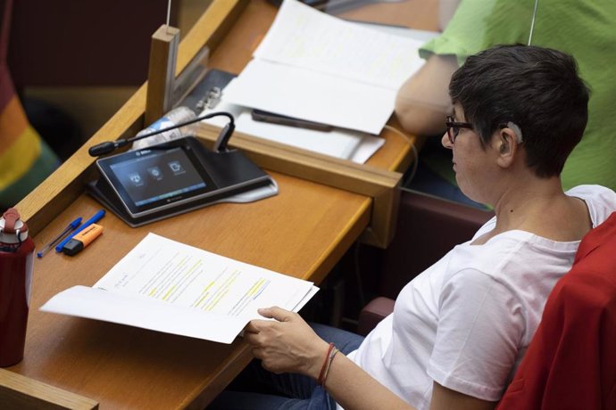 Pilar Lima durante el Debate de Política General