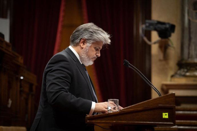 Albert Batet en la seva intervenció