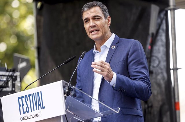 El presidente del Gobierno, Pedro Sánchez, interviene en el Festival X aniversario de elDiario.es