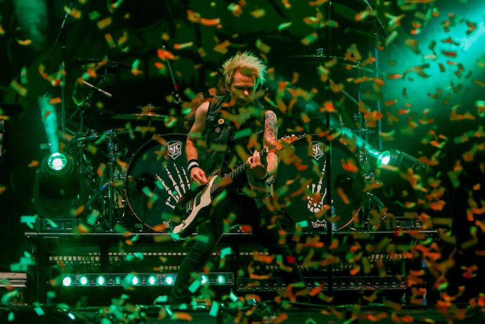 Archivo - Imagen de archivo de un concierto de Sum 41 en el Dowload Festival.