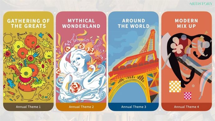 Image: newly-launched themes by ARTiSTORY