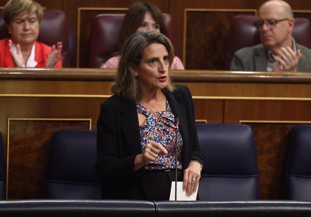 La vicepresidenta del Gobierno y ministra para la Transición Ecológica y el Reto Demográfico, Teresa Ribera
