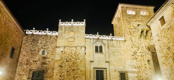 Iluminación ornamental de Cáceres