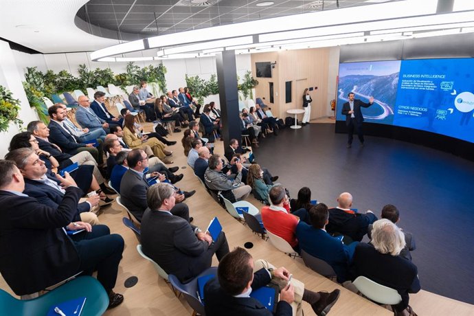 Presentación de la nueva plataforma de Ideauto en la sede de Astara, en Alcobendas (Madrid).