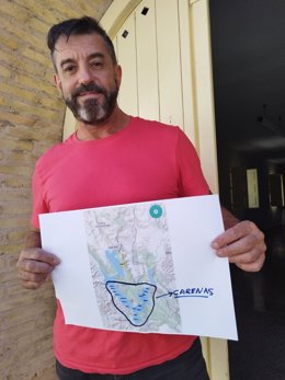 El alcalde de Carenas recuerda que la mayor parte del pantano de La Tranquera está en su término municipal.