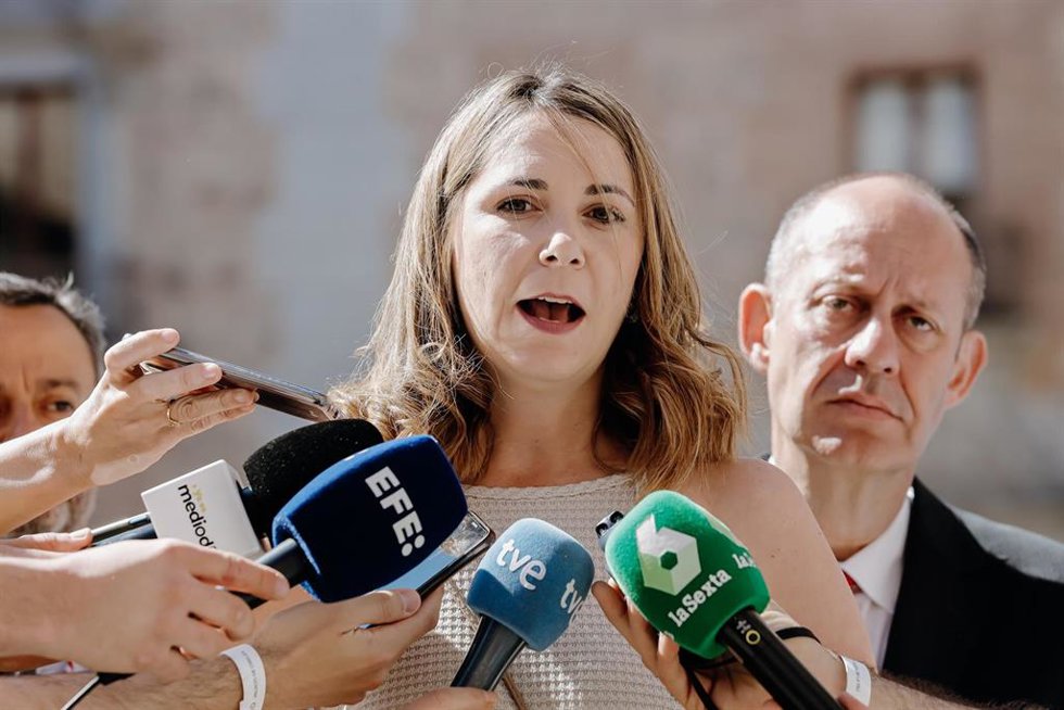 Archivo - La portavoz del PSOE en el Ayuntamiento de Madrid, Mar Espinar 