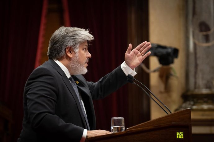 El president de Junts al Parlament, Albert Batet