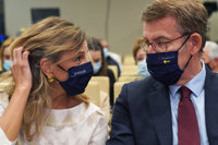 Feijóo mantuvo también una reunión "cordial" con Yolanda Díaz este mes de septiembre