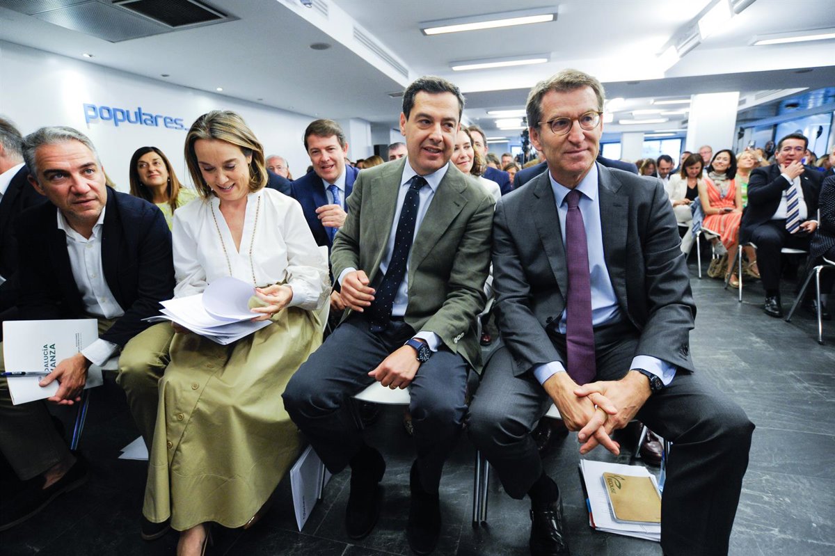 Juanma Moreno y Cuca Gamarra clausuran el sábado el congreso del PP de