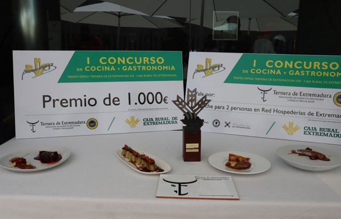 Foto archivo de la I Edición Concurso de Cocina  Premio Espiga IGP Ternera de Extremadura
