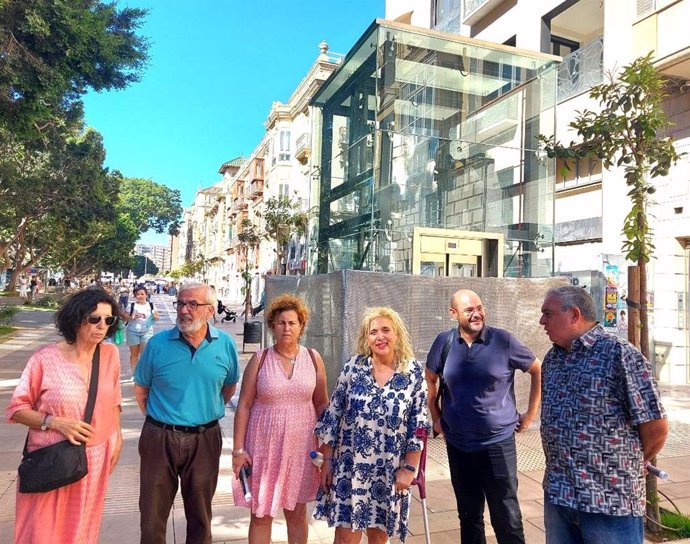 La coordinadora local de Izquierda Unida Málaga Ciudad y concejala en el Ayuntamiento de Málaga, Remedios Ramos, en un acto en Málaga