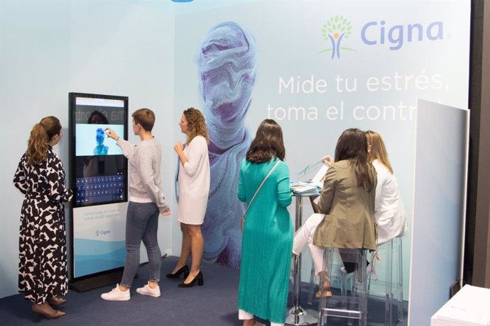 Archivo - Cigna lanza 'Cigna Stresswaves', la nueva herramienta para medir el estrés a través de la voz