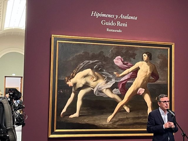 La obra se vuelve a exhibir hasta la primera semana de noviembre que saldrá hacia Alemania para una exposición sobre Guido Reni.