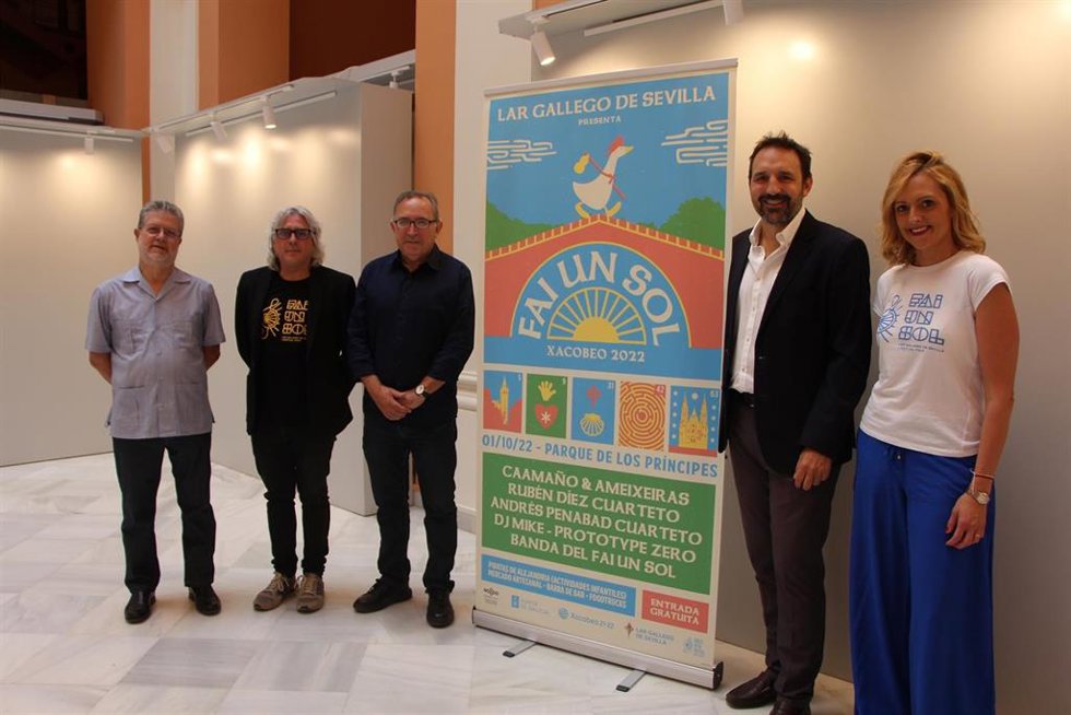 Presentación del Festival celta Fai un Sol, que se celebrará este sábado 1 de octubre en el Parque de los Príncipes.