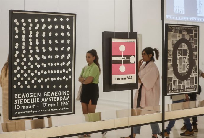 Exposición 'Lejos del vacío. Zero y el arte de posguerra en Europa', a 28 de septiembre de 2022, en Valencia, Comunidad Valenciana, (España). 