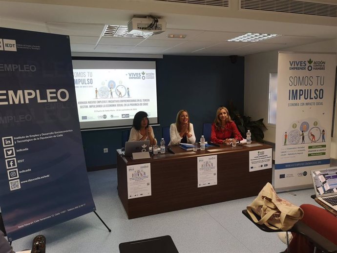 Jornada Nuevos empleos e iniciativas emprendedoras en el Tercer Sector. Impulsando la Economía Social en la provincia de Cádiz.