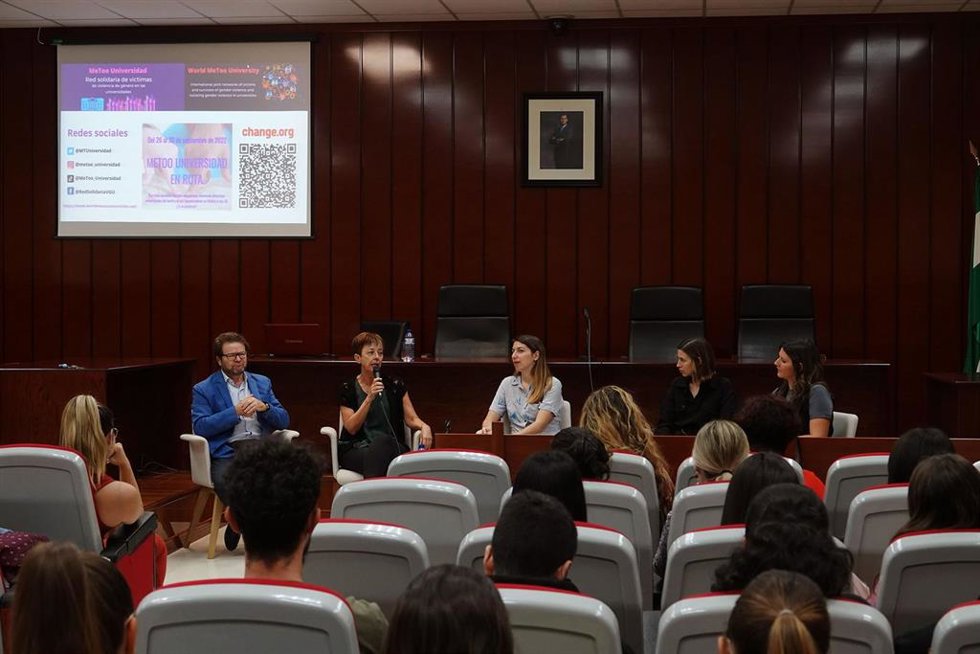 El movimiento 'MeToo Universidad' llega a la UMA con un coloquio de su cofundadora.