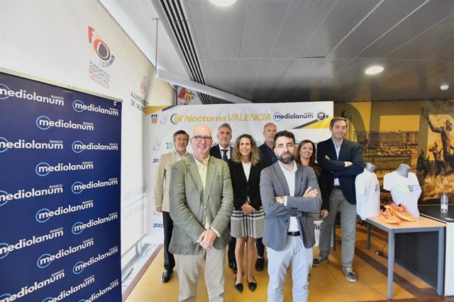 Presentada la IX 15K Nocturna Valencia Banco Mediolanum de 2022.
