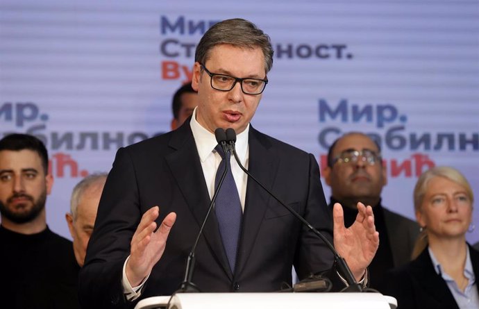 El presidente de Serbia, Aleksander Vucic