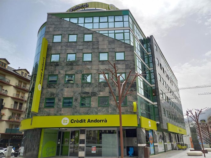 Archivo - La sede central de Crdit Andorr.