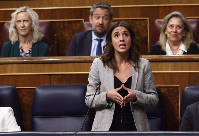 La ministra de Igualdad, Irene Montero