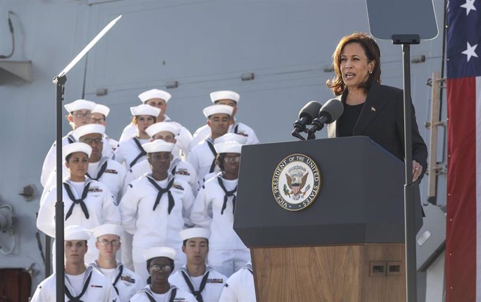 La vicepresidenta estadounidense, Kamala Harris