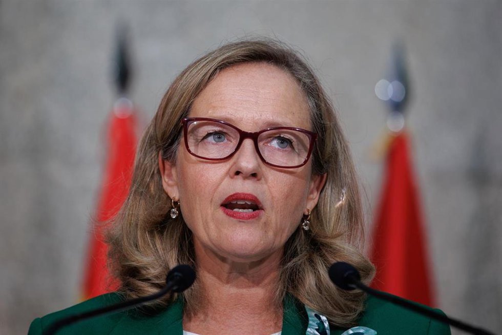 La vicepresidenta primera y ministra de Asuntos Económicos y Transformación Digital, Nadia Calviño