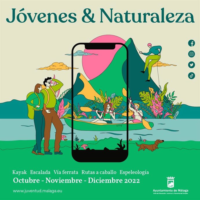 Cartel del programa 'Jóvenes y Naturaleza'